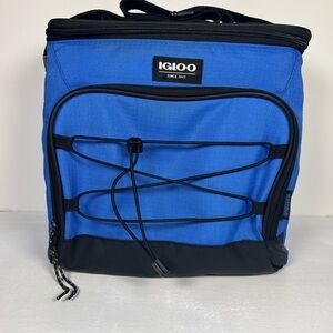 Igloo Men's lunch bag cooler in Blue and Black